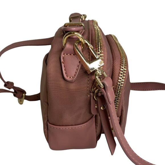 Sol and Selene Nylon Crossbody Bag Dusty Pink Small Bag - Picture 9 of 11